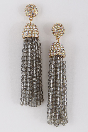 Girly Sparkle Tassel Earrings 7ECC4
